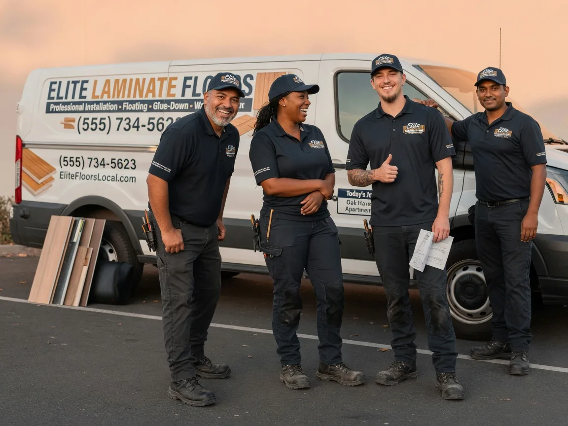 Laminate flooring installation company in Century, FL
